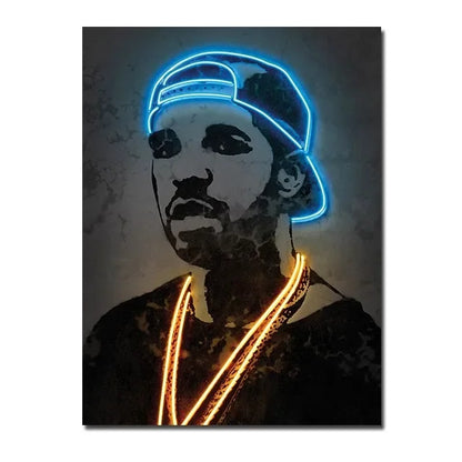 Rap Neon Posters