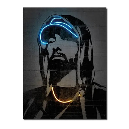 Rap Neon Posters