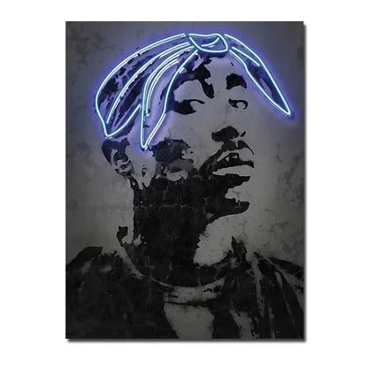 Rap Neon Posters