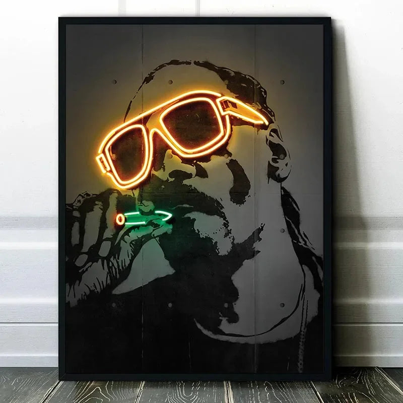 Rap Neon Posters